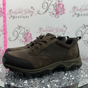 Timberland shoes runners brand new waterproof Men's Brown Leather Trail Shoes